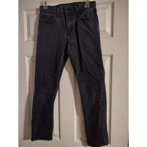 Black Levis 502 zip fly Jeans size 28 Cotton